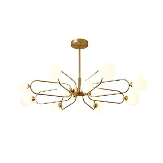 INSHINE Brass Bulb Drop Pendant Light