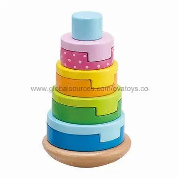 2013 Colorful Wooden Jenga Blocks Tumbler Tower Set in Cheapest Price, EN 71 Test, Non-toxic