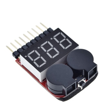 Indicateur de batterie à deux en un avec un son BB, une alarme basse tension et un buzzer à double fonction