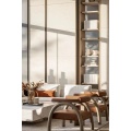 Sillón de comodidad de tres arcos de curva