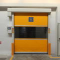 Flexible plastic fast rolling up door