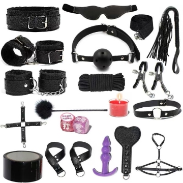 SM plush leather eighteen piece set