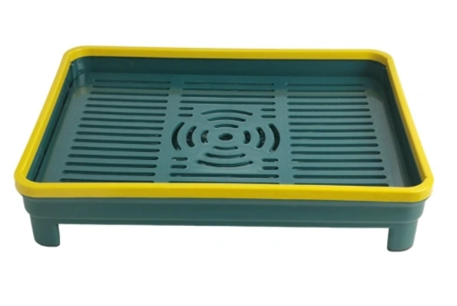 Plastic Draining Tea Tray For Home And Office