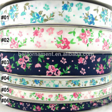 Mixed Colors Elegant Rose Grosgrain Ribbon