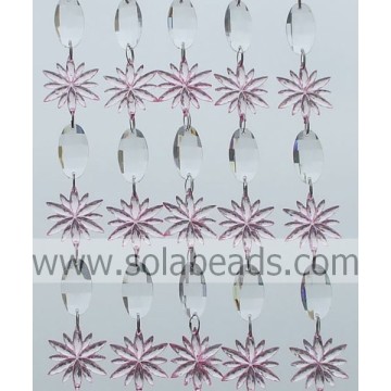 Curtain Garland 34MM&40MM Plastic Ring Beading Trimming