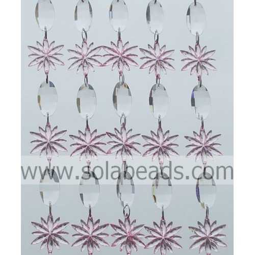 Curtain Garland 34MM&40MM Plastic Ring Beading Trimming