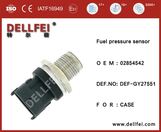 Common Rail Fuel Pressure Sensor 02854542 for CASE