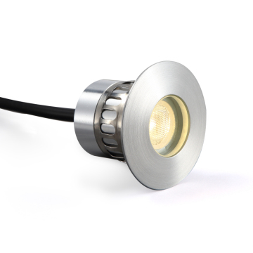 Modern Design 3W Silver Aluminum IP65 LED Outdoor Inground Light