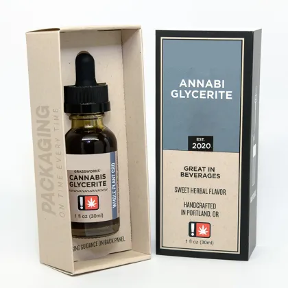 Custom recycled package cbd oil custom package box