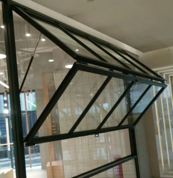 2021 Aluminium Alloy Glass Folding Window - Black Color Aluminum Bi-fold Windows