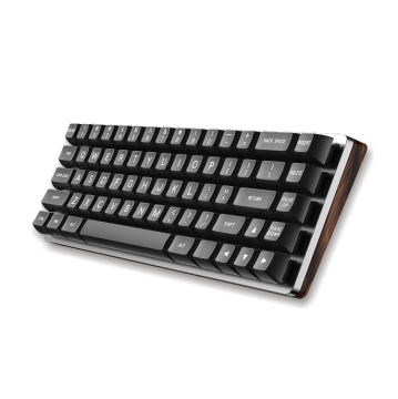 X BOWS Timber ergonomic wireless RGB keyboard mekanikal dengan suis gateron (67 kekunci, Type-C)