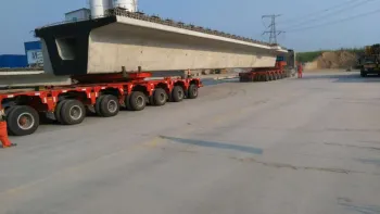Custom Girder Carrier Trailer for Industrial Use