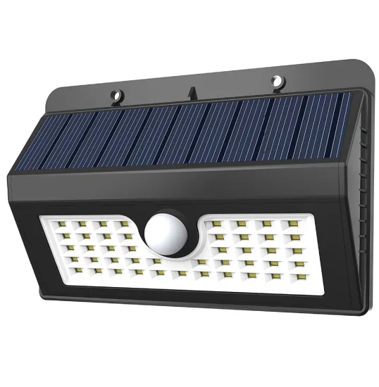 45Leds Solar Sensor Powered Wall mounted solar motion sensor light