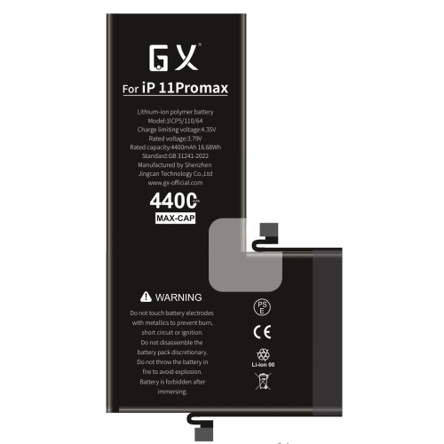 GX az Apple 11Promax -hoz, nagy kapacitású akkumulátorral