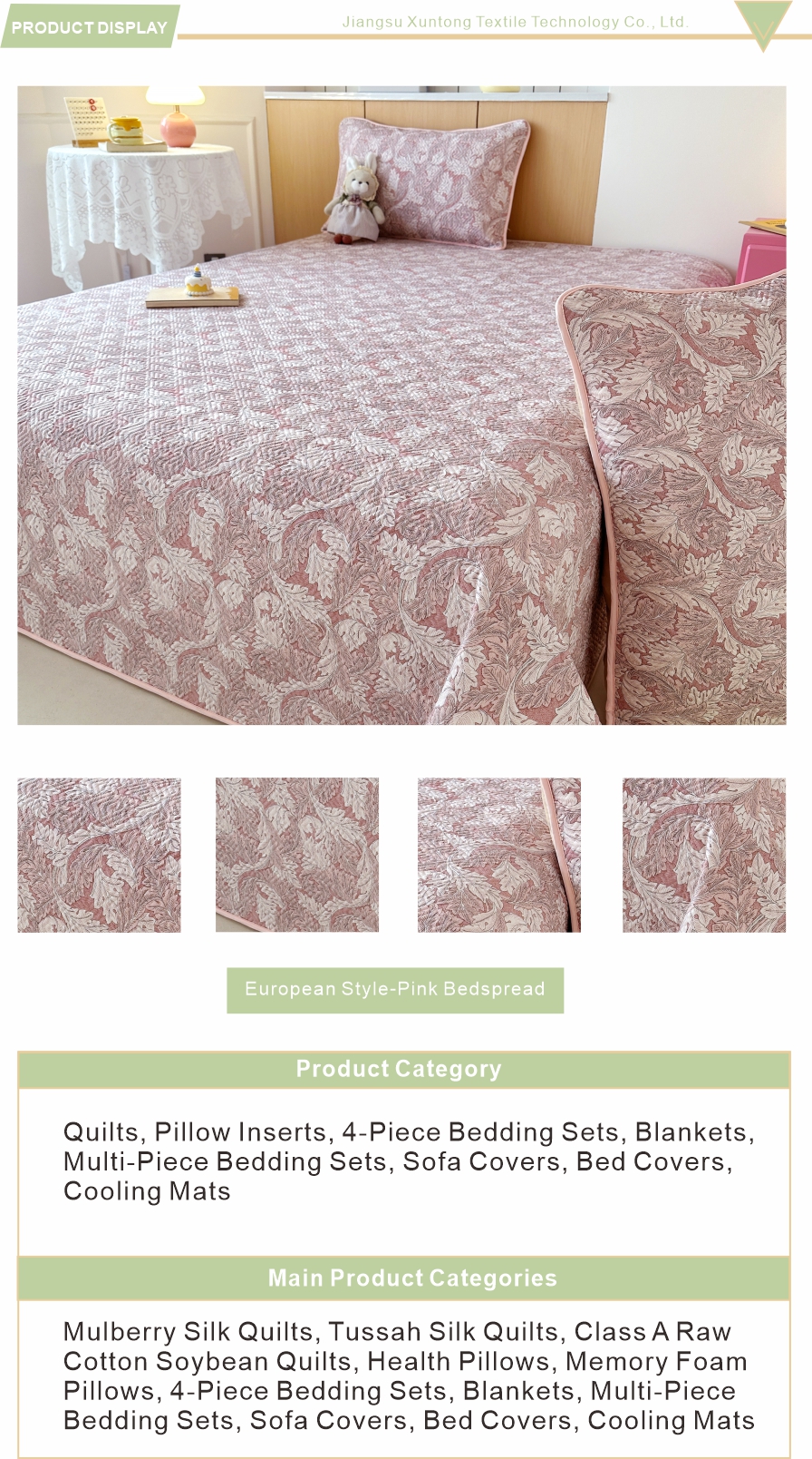 Comfortable Cotton Bed Cover Set