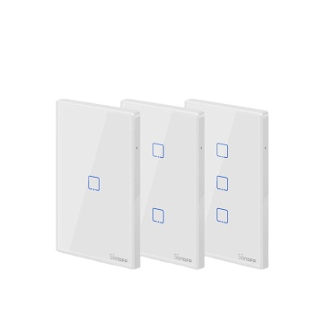 Sonoff TX T2 US Ultra White Smart Wifi Wall Light Switch - 1/2/3 Gang with Alexa & Google Voice Control