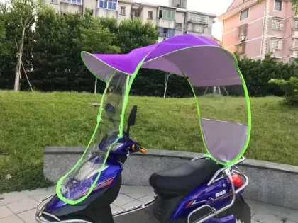 Rain Umbrella for Electric Scooters - Windproof Sunshade at Low Prices