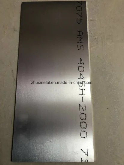 7xxx Aluminum/Aluminium Alloys Plate/Sheet