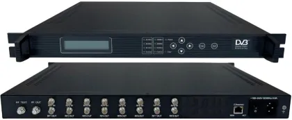 DVB-S to DVB T Modulator (8*DVB-S/S2 in,3*DVB-T RF out)