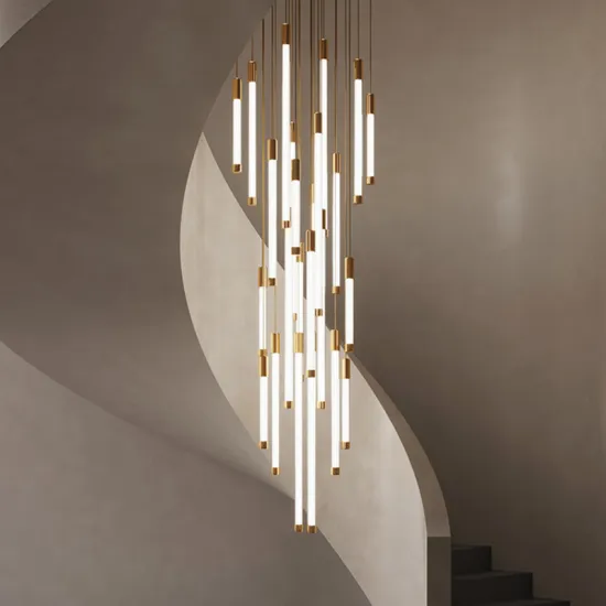 Spiral Pendant Lights for Lobby, Hotel, and Loft Staircases
