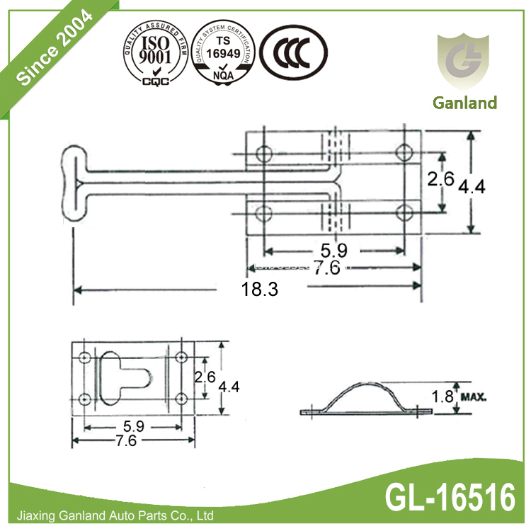 spring loaded handle  GL-16516