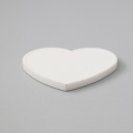 Heart-shaped alumina ceramic sculptures