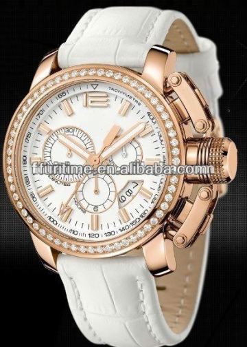 chrono ladies diamond watches big crown watch