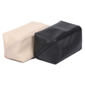 black pu leather make up bag mens toiletry bag