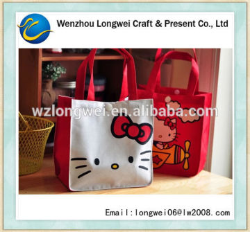 LW hello kitty fabric gift bags wholesale