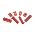 Red IDC piercing type cable terminal socket