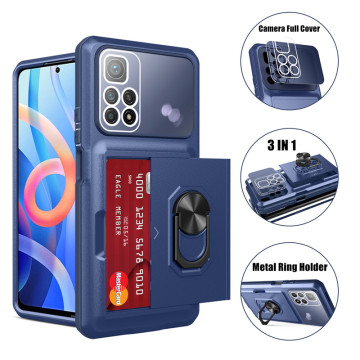 Porta della scheda di protezione dell'obiettivo per fotocamera 360 per Xiaomi 12 Pro Poco X3 M3 Pro Magnetic Ring Stand per Redmi Note 10 9 COPER CASO "Tuttavia, per renderlo più conciso e adatto per un titolo del motore di ricerca, considera:&qu