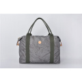 Bolso multiusos Duffle de nylon y cuero Saffiano