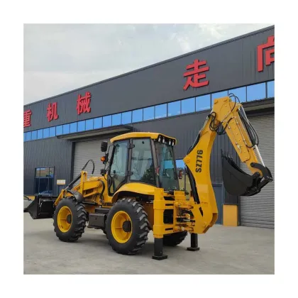 Yamanaka Manufacturer's Four-Wheel Steering Backhoe Loader and Four-Wheel Drive Off-Road Excavator Loader