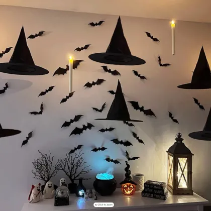 Halloween Wizard and Witch Hat DIY Costume Props & Decorations