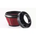 Filtro dell'aria per auto rossa con stack di velocità 3 ''/3,5 ''/4 ''