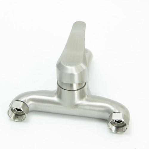 Hot and cold water brass shower mixer faucet