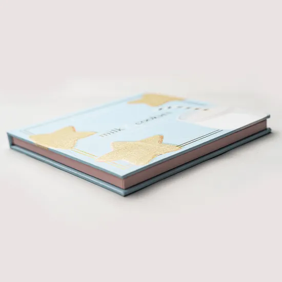 Blue Beautifu Paper Empty Eyeshadow Palette Makeup box