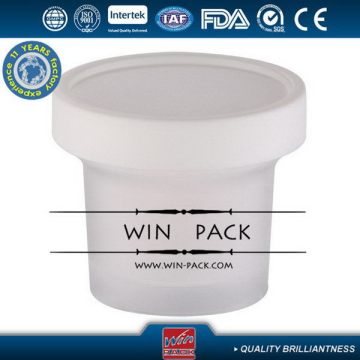 Design top sell oval plastic cream jar