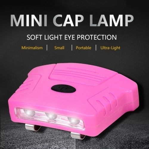 3LED Plastic Clip Cap Lamp