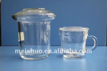 Glass kettle with lid