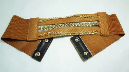 fashion big wide women and lady dressy elastic belt