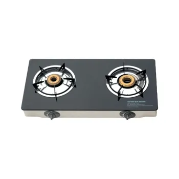 Tempered Glass Gas Burner Table Cooktop