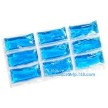 summer cooling pain relief PE cool gel pack, reusable ice gel pack cool pack, medical ice pack/ easy ice pad/ cool pack