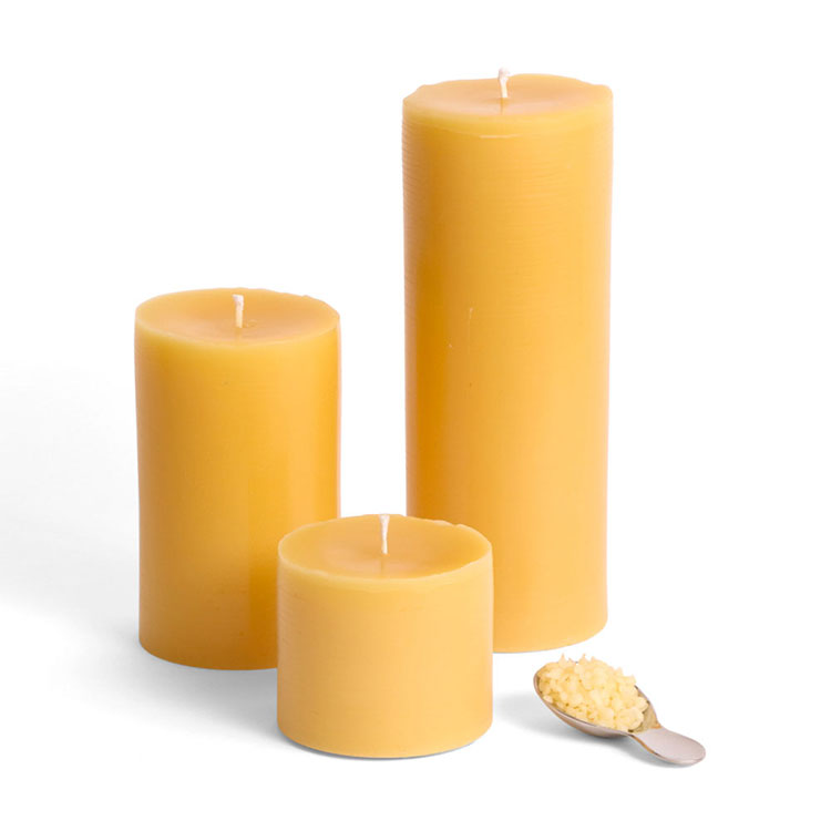 100% de velas perfumadas de cera de abelha derramada