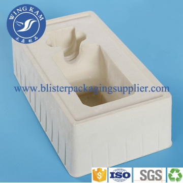 Professional Luxury Flocking Plastic Tray for Wine