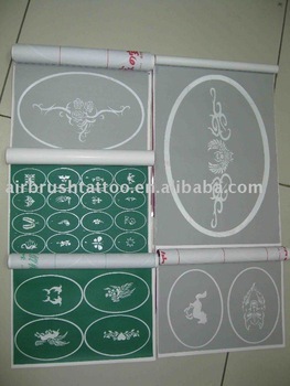 tattoo supplies -- tattoo stencils