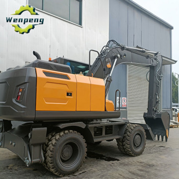 18 Ton Hydraulic Wheel Excavator For Mining