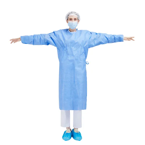 Customize cheap price professional SMS disposable surgical gown disposal