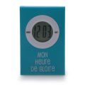 マグネット付けデジタル液晶クリップ カラフルな表紙時計