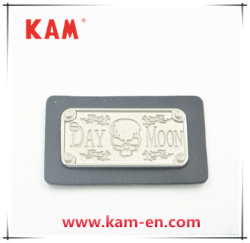 Fashion and Zinc Alloy Metal Label with Various Colors, Eco-Friendly, Person Cranial Head Label, Am